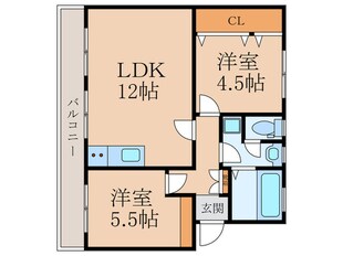 川本ビルの物件間取画像